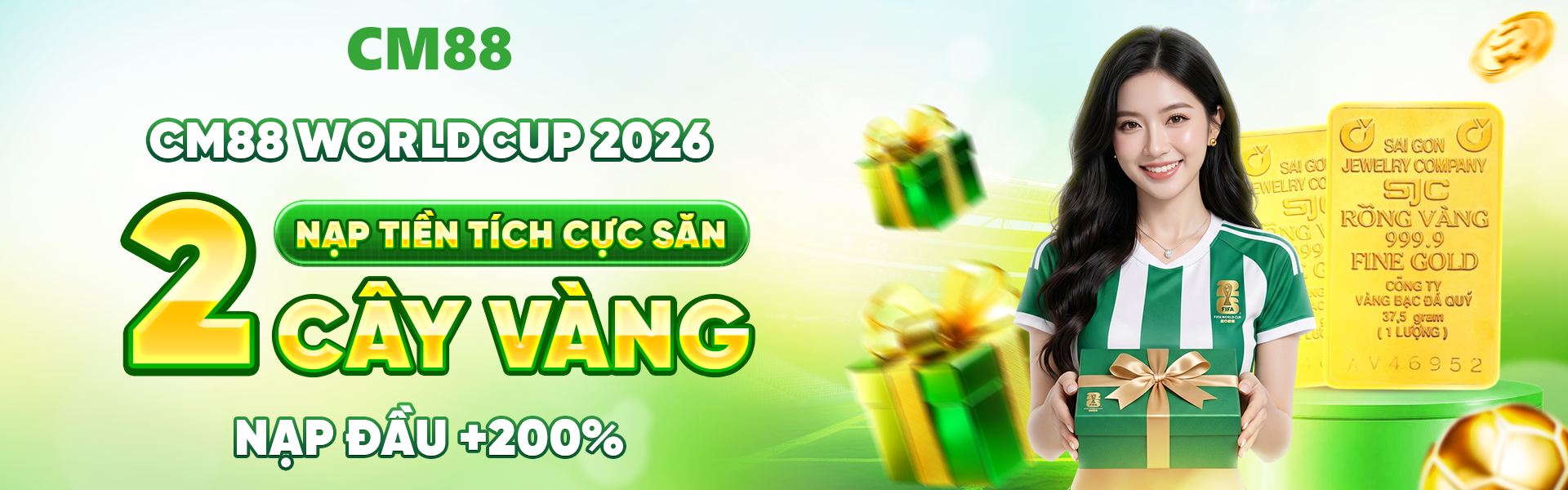 CM88 cùng OKVIP hòa mình vào nhịp cầu bóng đá toàn cầu, sát cánh bên các thương hiệu lớn trong mùa World Cup 2026 đầy náo nhiệt.